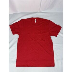 NWT Royal Apparel T-Shirt Mens Large Red Solid Cotton Crewneck Made In USA Basic